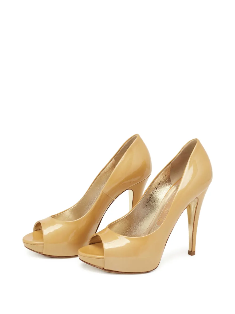 Gina pre-owned 115mm leather pumps | Image 2
