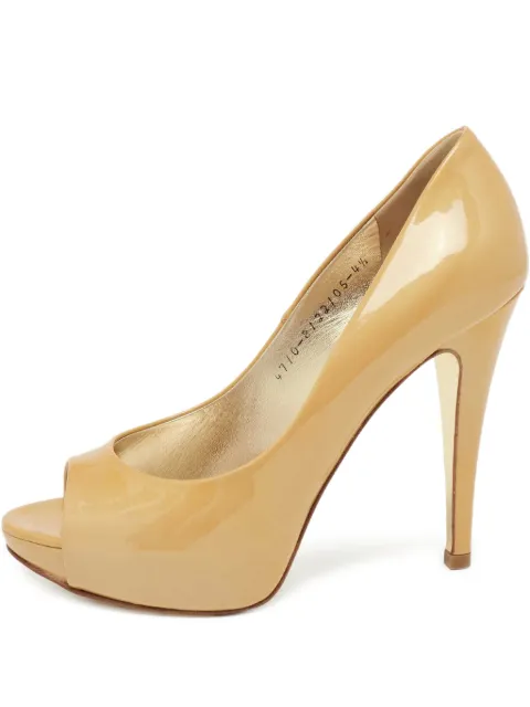 Gina pre-owned 115mm leather pumps