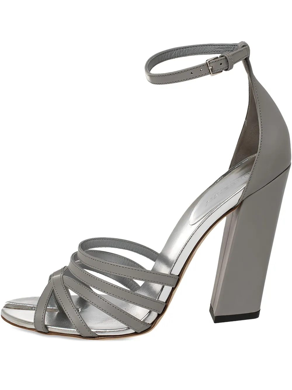 Burberry Pre-Owned 115mm strappy sandals | Grey | Image 1