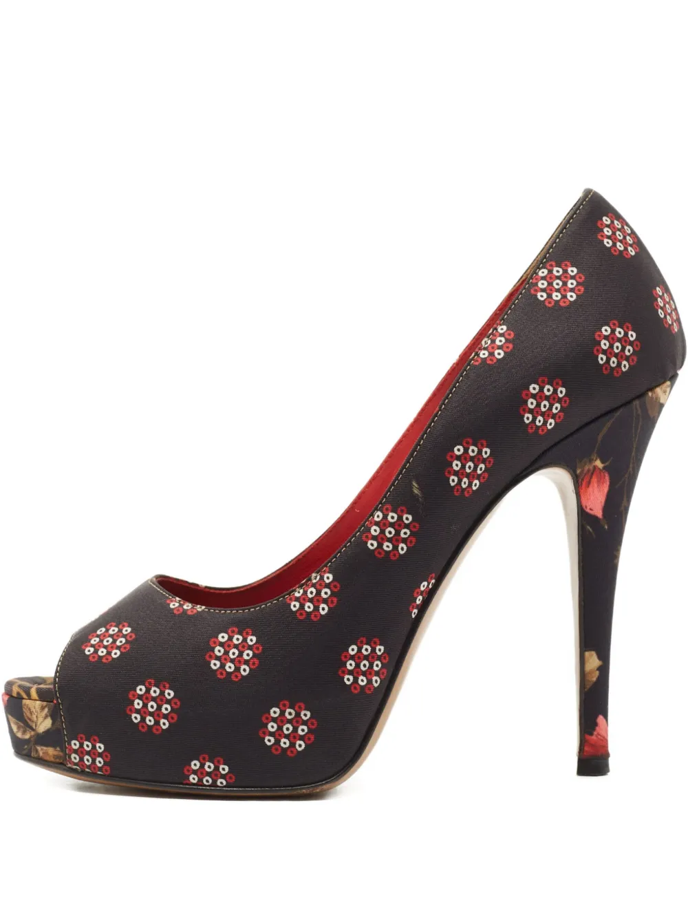 Dolce & Gabbana Pre-Owned 120mm peep-toe pumps | Black | Image 1