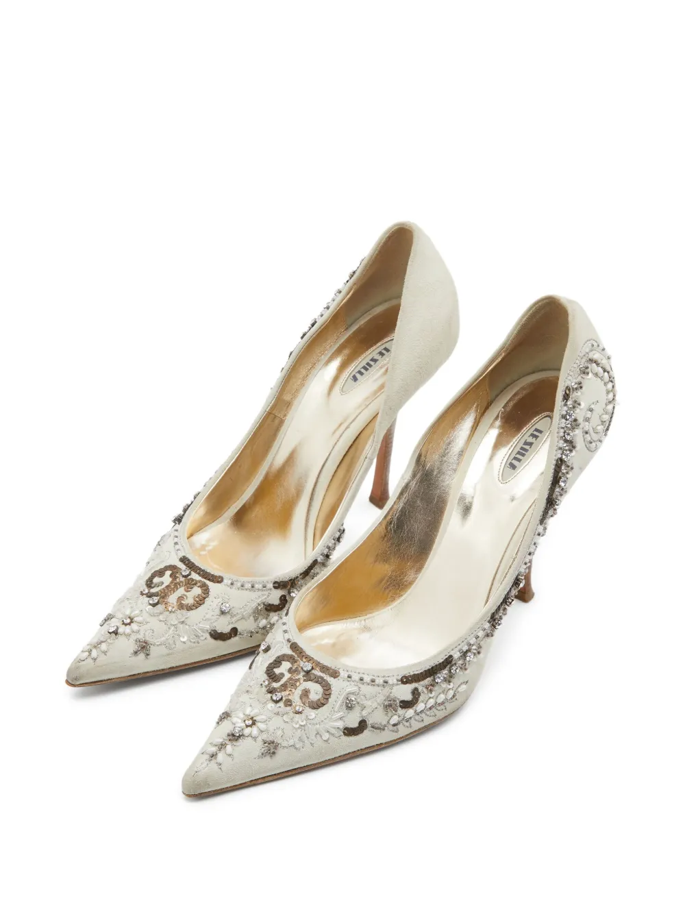 Le Silla embroidered pointed-toe pumps | Image 2