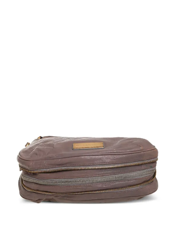Marc Jacobs Vintage Textured Leather Shoulder Bag | Brown | FARFETCH