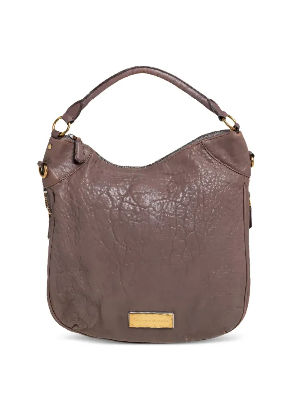 Marc Jacobs Vintage Textured Leather Shoulder Bag | Brown