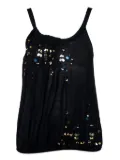 Kenzo Pre-Owned sequin-embellished tank top - Black