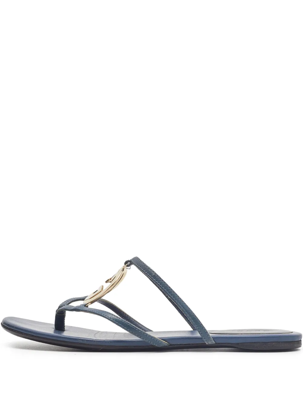 Gucci Pre-Owned GG thong sandals | Blue | Image 1