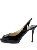 Jimmy Choo Pre-Owned slingback heeled sandals - Black