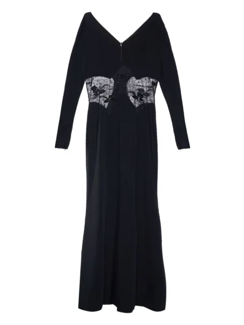 Roberto Cavalli Vintage long-sleeve maxi dress