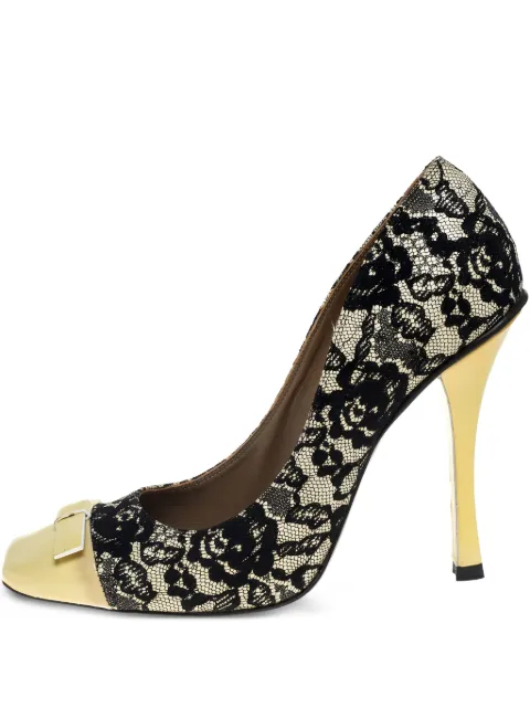 Marc Jacobs Vintage pre-owned 115mm floral-lace pumps 