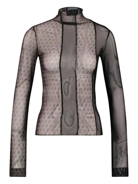 AVAVAV mesh turtleneck top