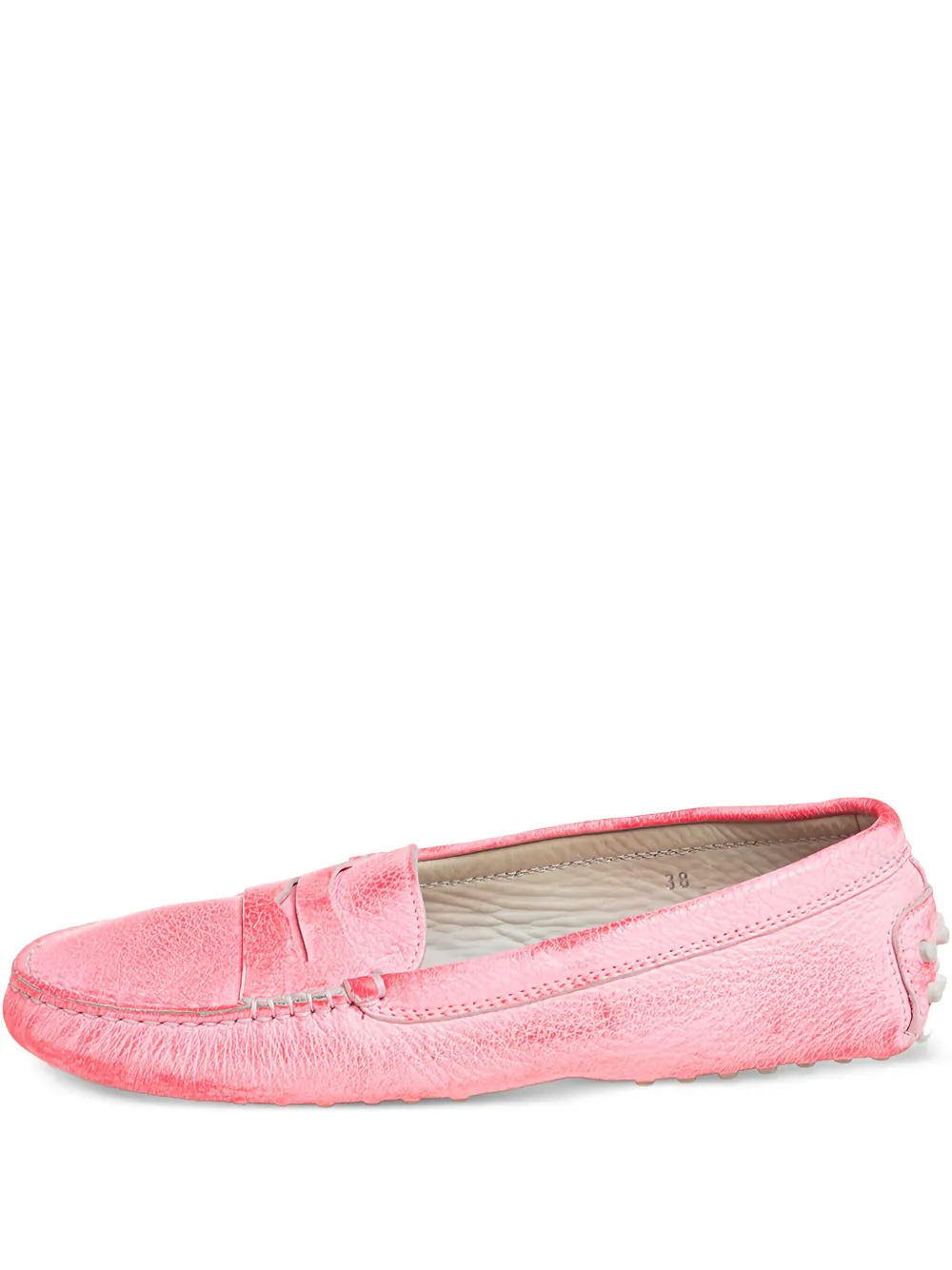 Tod's Vintage プレオウンド レザーローファー - ピンク Tod's Vintage プレオウンド レザーローファー - ピンク