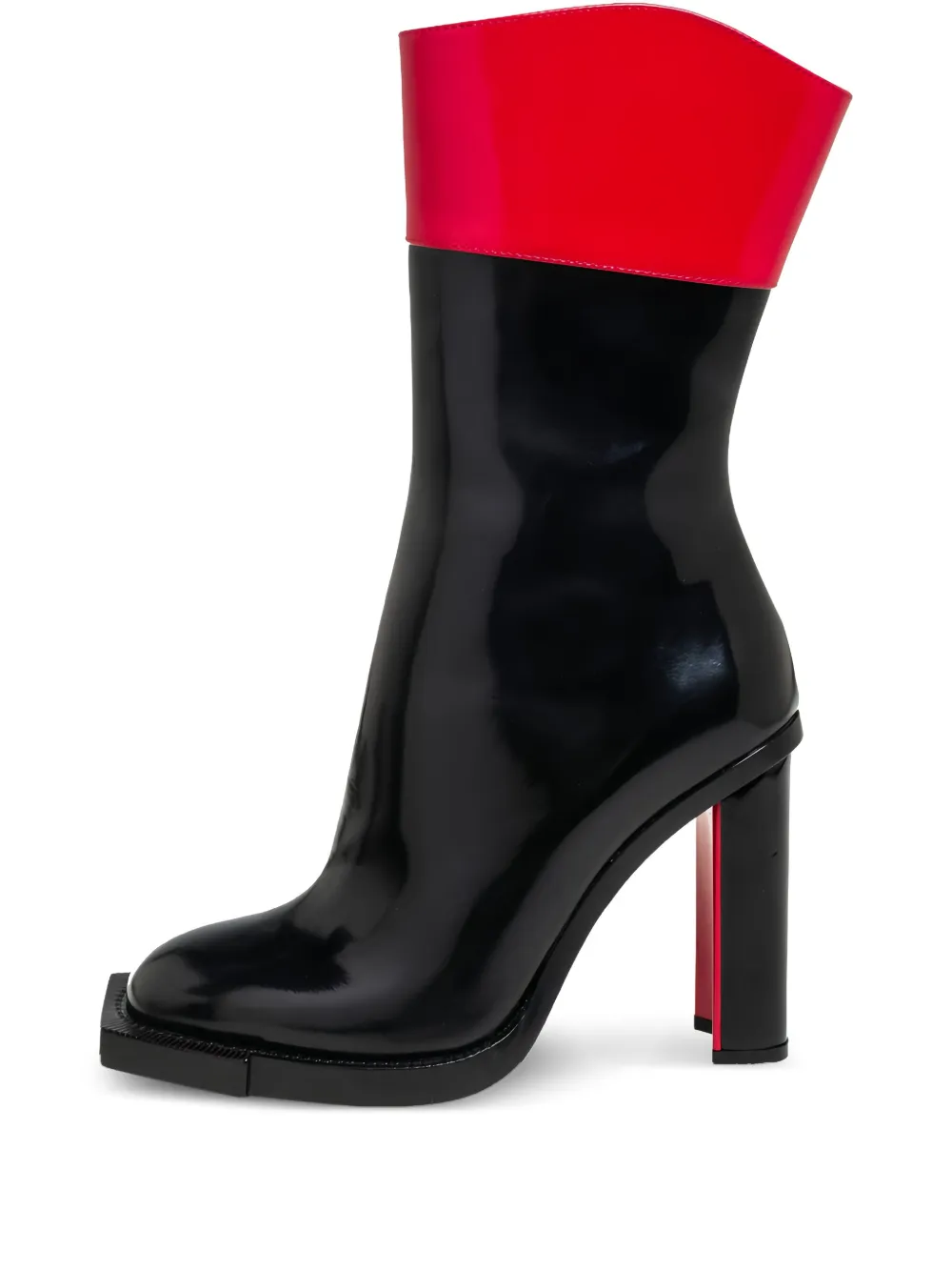 Alexander McQueen Pre-Owned 105mm colour-block ankle boots | Black | Image 1