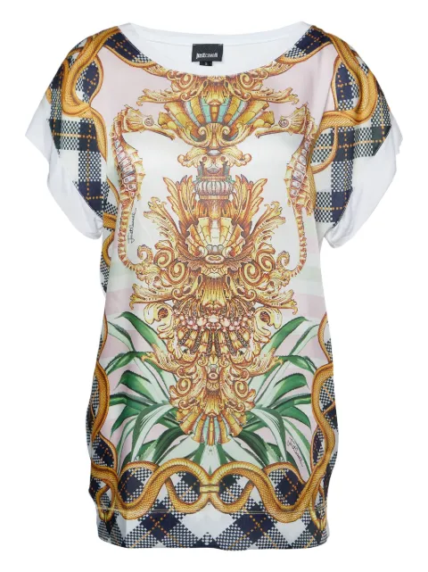 Just Cavalli Vintage baroque-print T-shirt