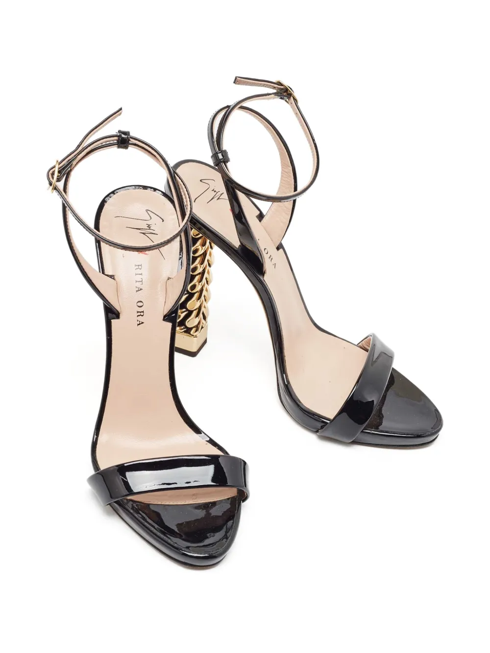 Giuseppe Zanotti Vintage 120 mm Harmony sandalen met hak - Zwart