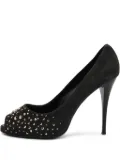 Giuseppe Zanotti Vintage 110mm studded peep-toe heels - Black