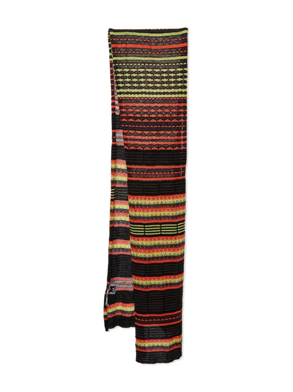 Missoni Pre-owned Cotton Scarf in Black