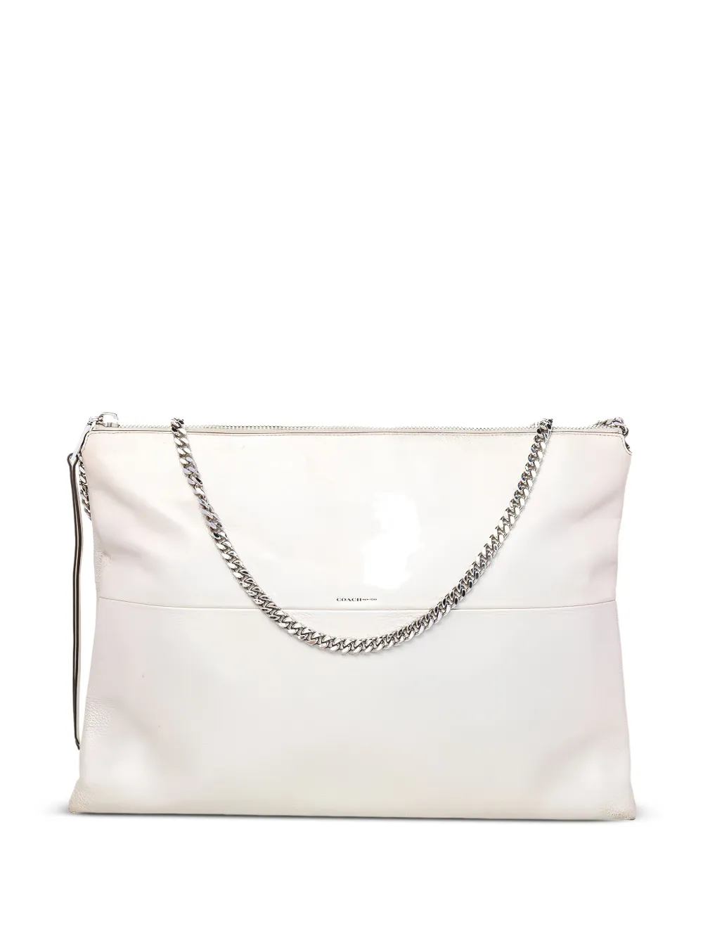 Coach Vintage High-Rise レザーショルダーバッグ - ホワイト Coach Vintage High-Rise レザーショルダーバッグ - ホワイト