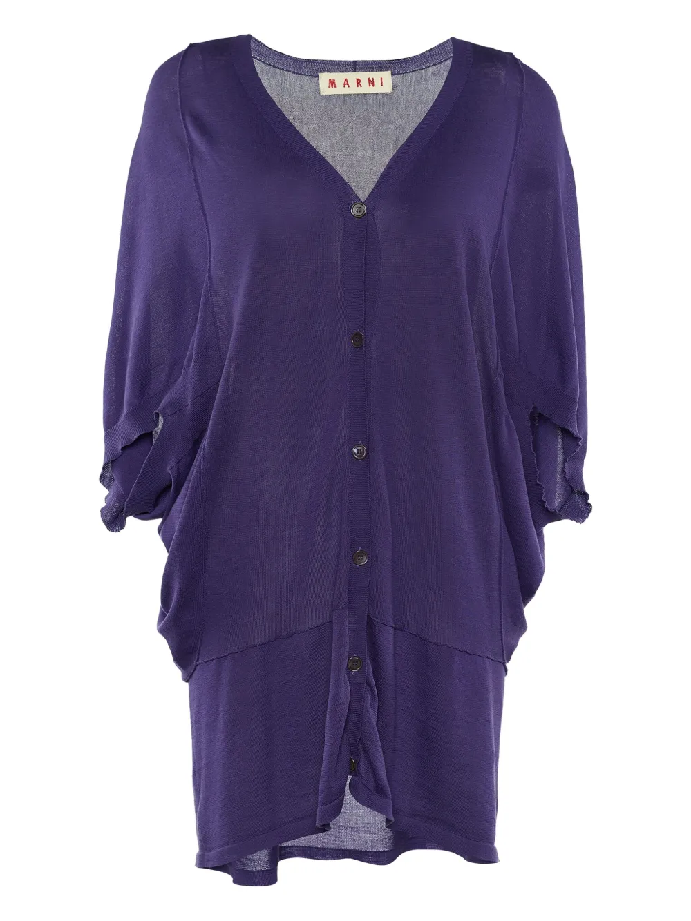 Marni Pre-Owned wide-sleeved cardigan | Purple | Image 1