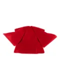 David Koma velvet corset top - Red