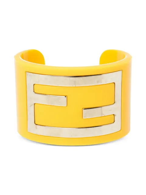 Fendi Pre-Owned FF open cuff bracelet 