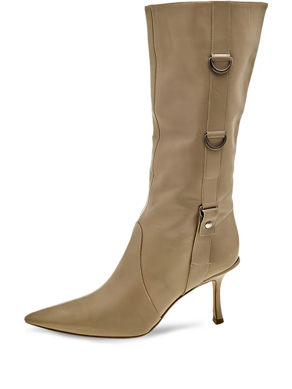 Jimmy Choo Pre-Owned bottines en cuir 80 mm (2023) - Marron Jimmy Choo Pre-Owned bottines en cuir 80 mm (2023) - Marron