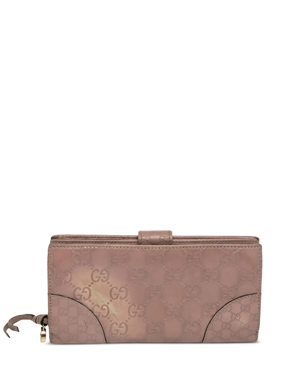 Pre-owned Gucci Monogrammed Leather Wallet