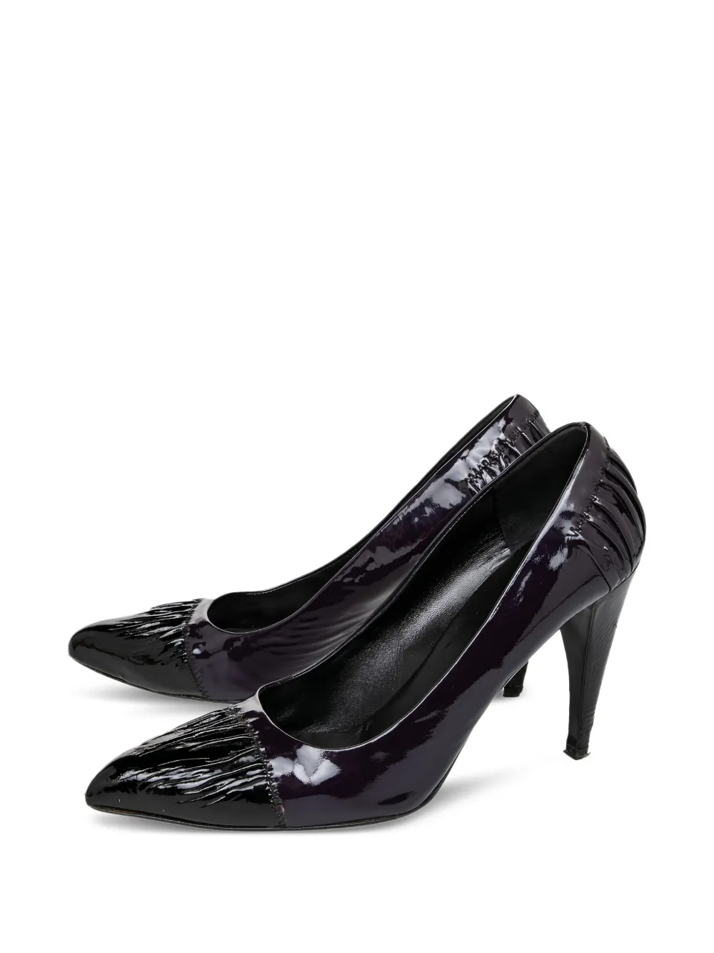 Prada Pre-Owned 105mm leather heeled pumps | Image 2