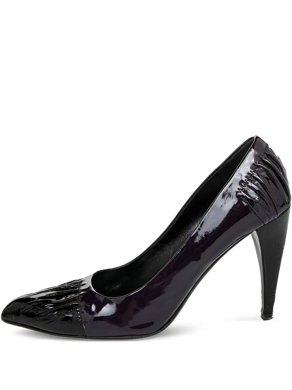 Prada Pre-Owned 105mm leather heeled pumps | Purple | Image 1