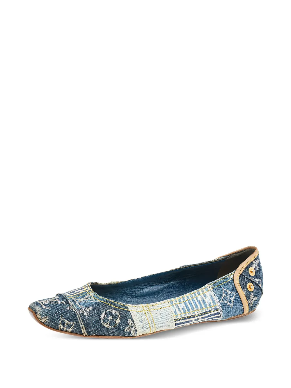 Louis Vuitton Pre-Owned Monogram denim ballet flats | Zapatos | Image 2