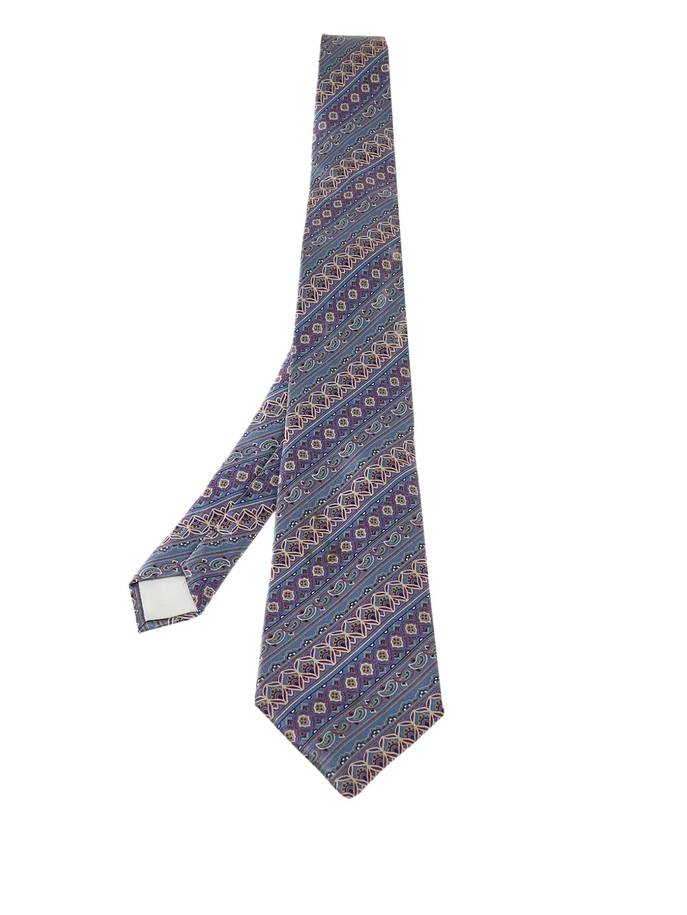 Lanvin Pre-Owned cravate en soie à motif cachemire | violet | Image 1