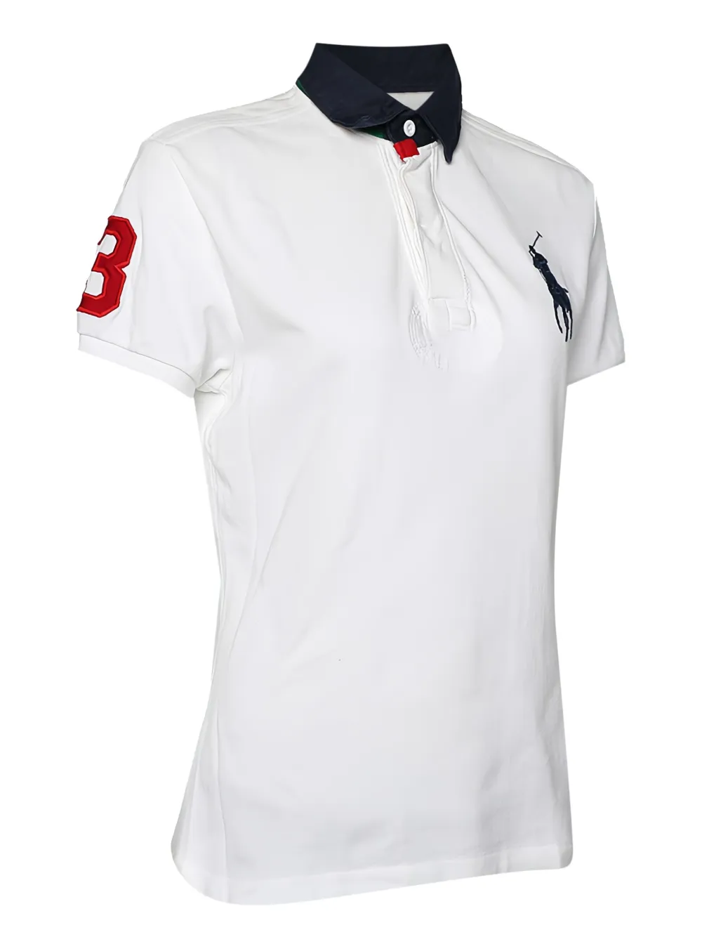 Polo Ralph Lauren Vintage contrast-collar polo top | White | Image 1