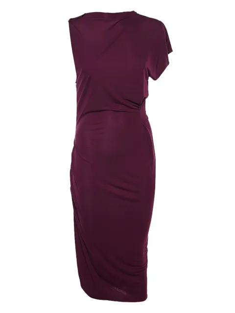 Roland Mouret vestido midi asimétrico de archivo