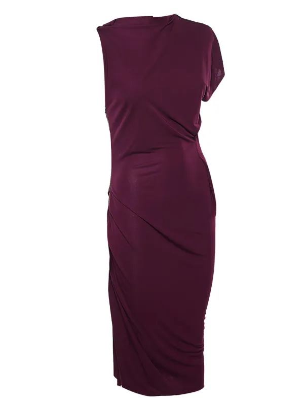 strapless open back dress Roland Mouret // Knit Fluted Hem Dress – VSP Consignment
