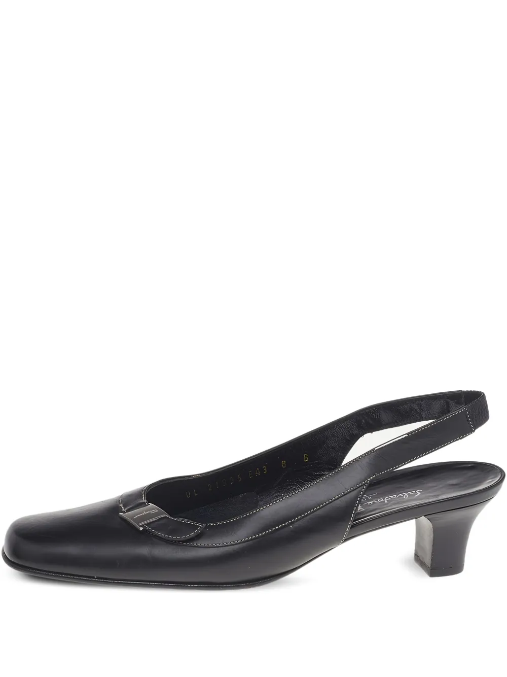 Ferragamo Pre-Owned zapatillas con tacón de 50mm | negro | Image 1