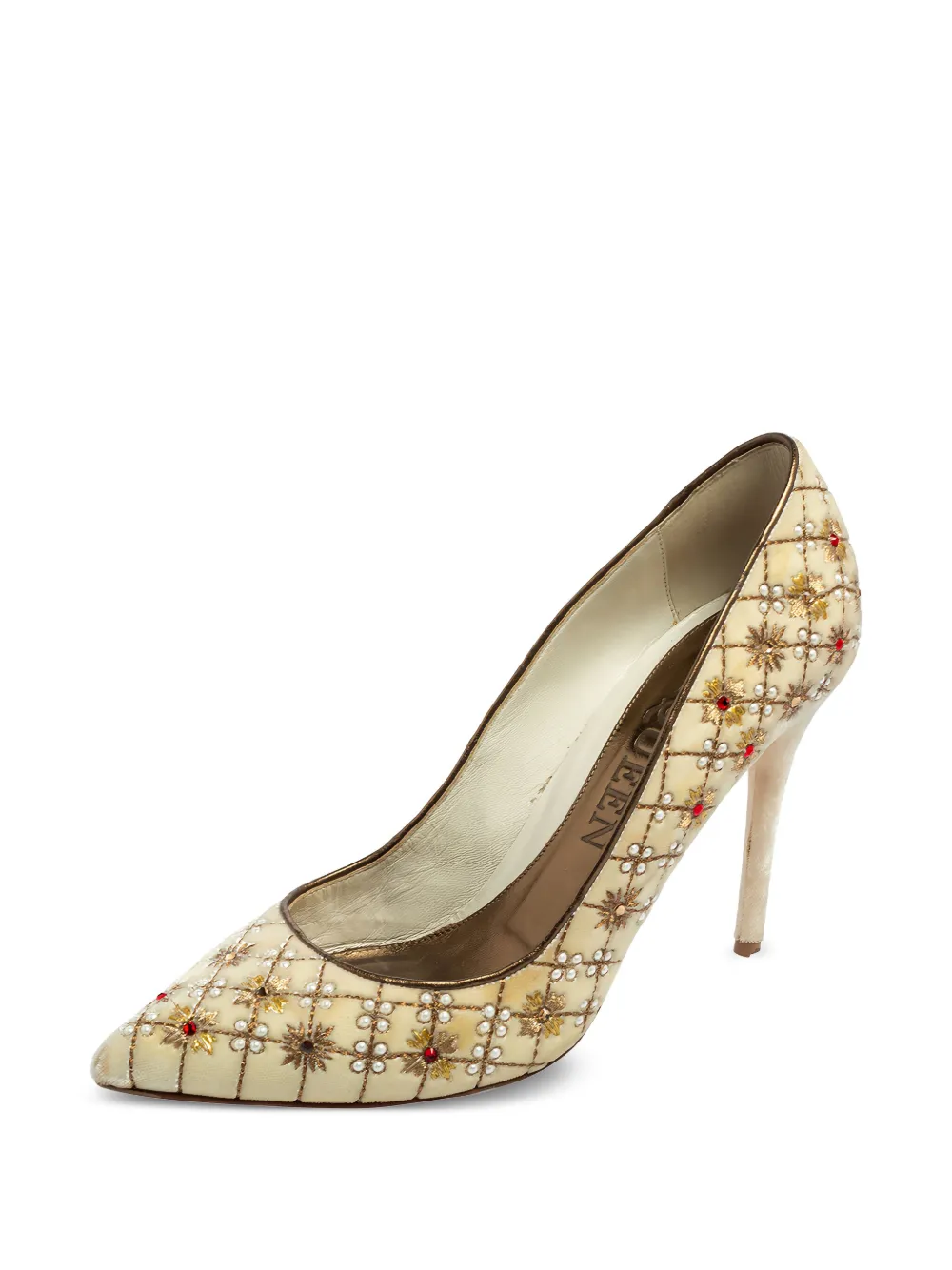 Alexander McQueen Pre-Owned 105mm leather pumps | Image 2