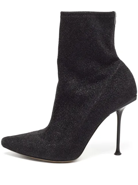 Sergio Rossi Vintage 125mm leather heeled boots