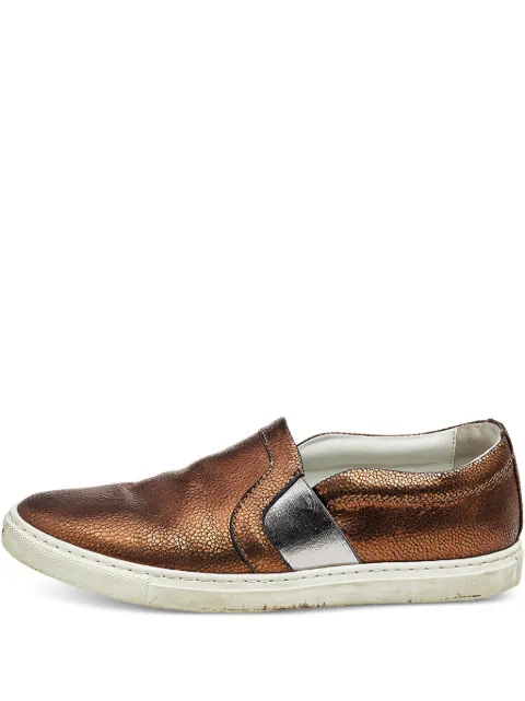 Lanvin Pre-Owned metallic sneakers