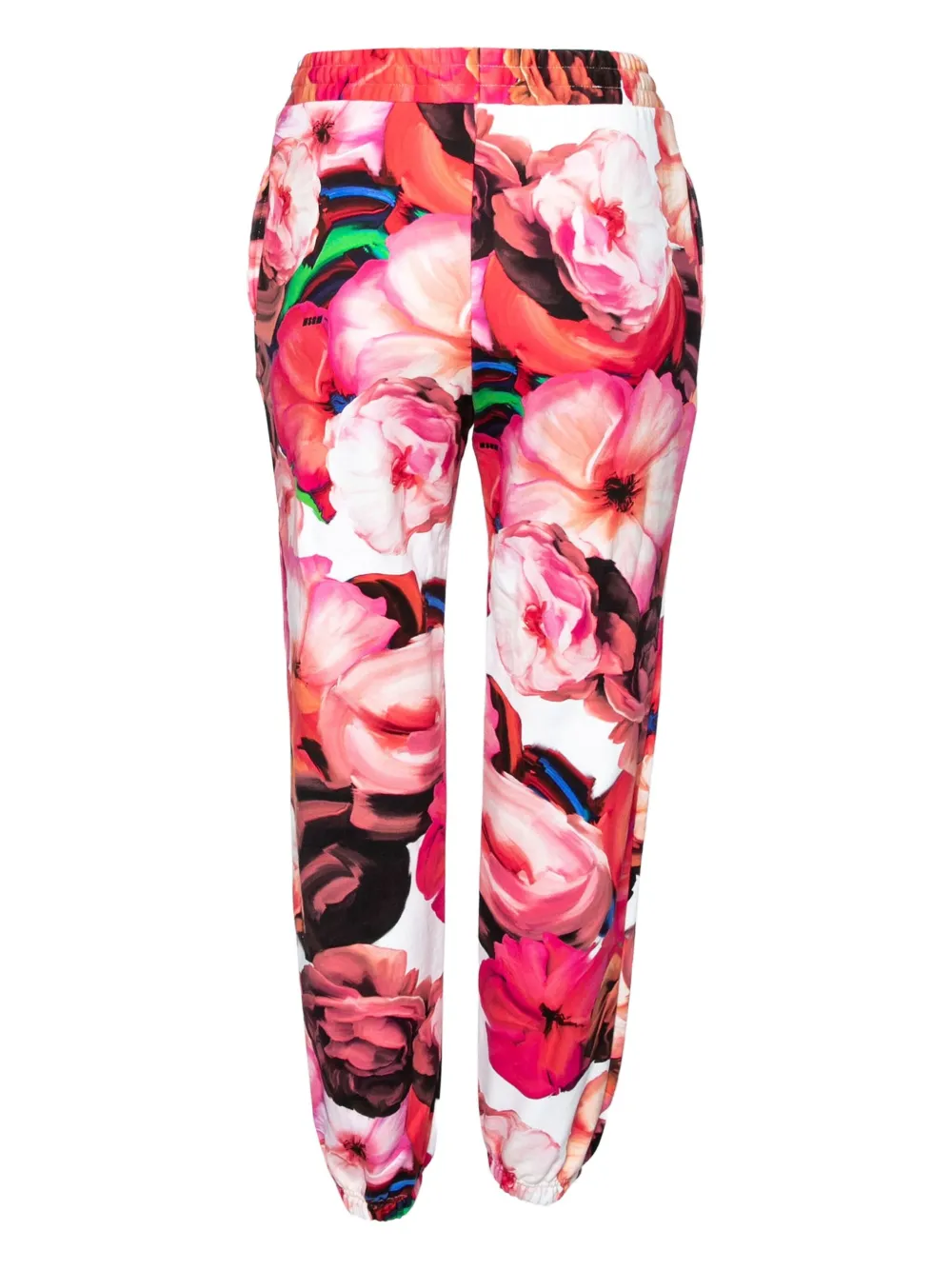 MSGM pre-owned floral-print trousers | Image 2