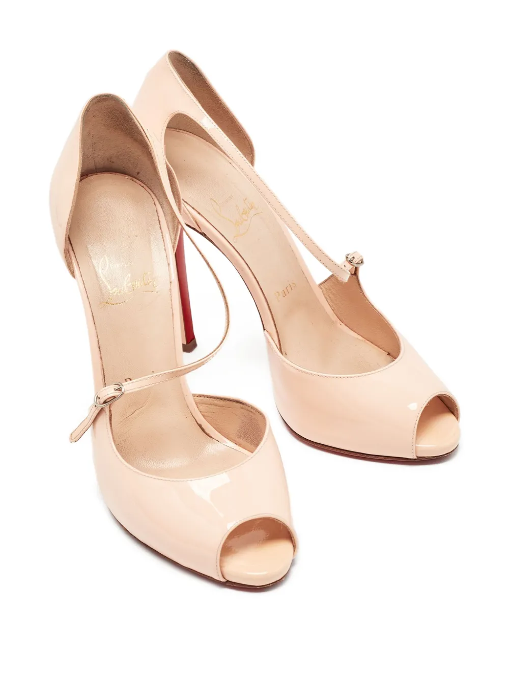 Christian Louboutin Pre-Owned 120mm leather sandals | Image 2