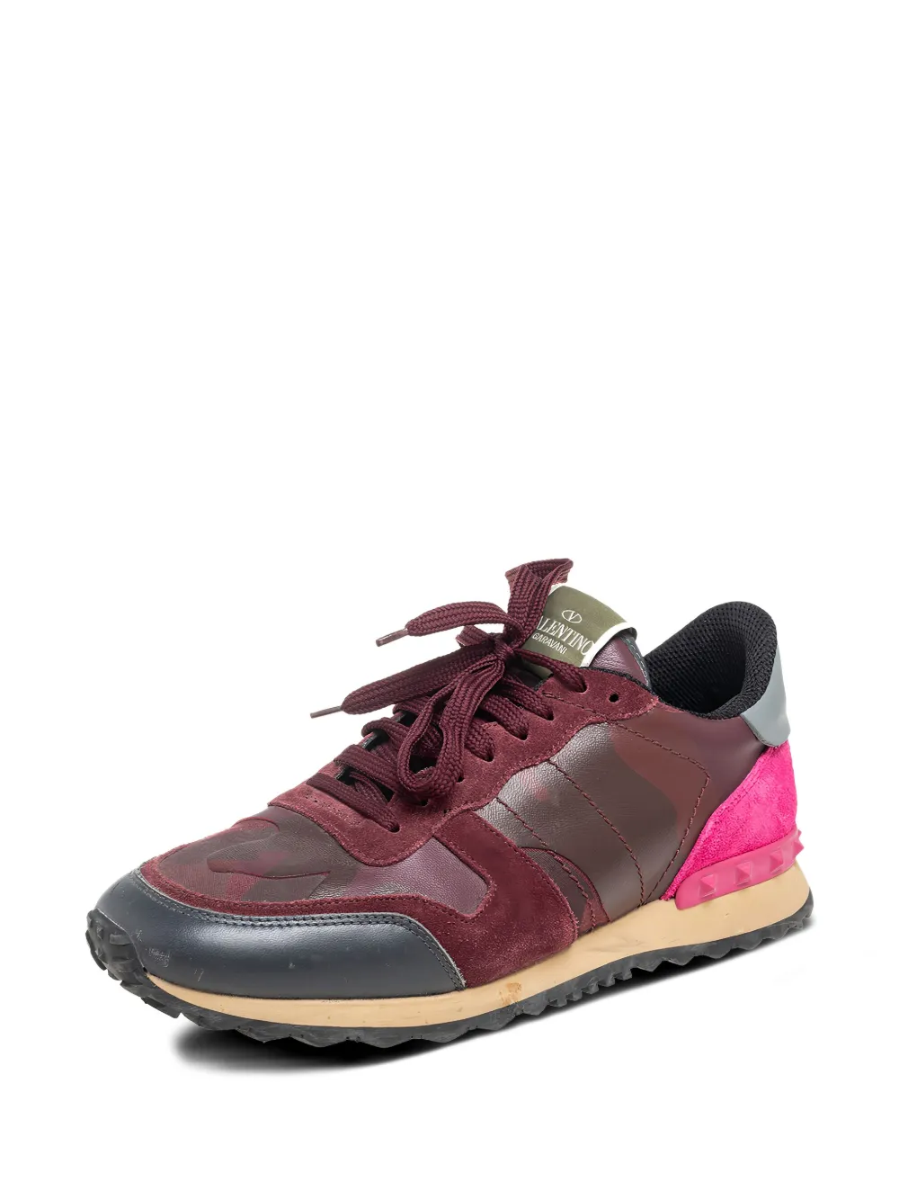 Valentino Garavani Pre-Owned Rockrunner sneakers - Rood