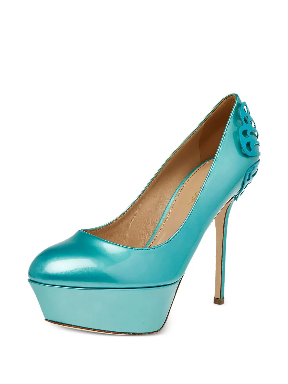 Sergio Rossi Vintage pre-owned 120mm butterfly-motif platform pumps | Image 2