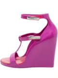Louis Vuitton Pre-Owned 120mm wedge sandals - Purple