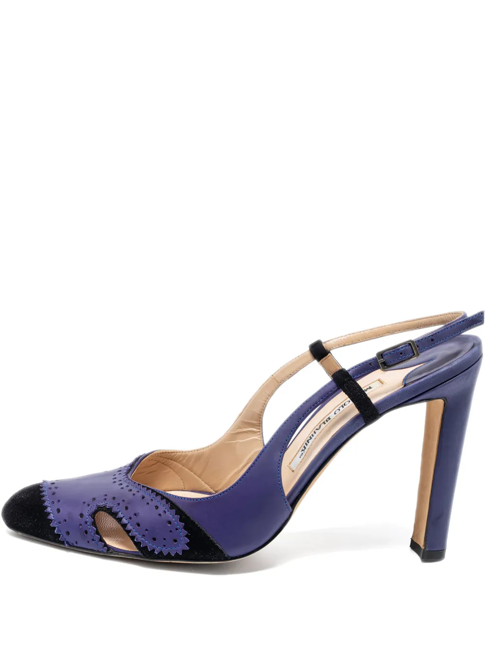 Pre-owned Manolo Blahnik  110mm Barrie Spectator Pumps