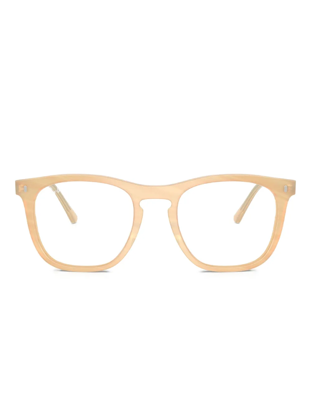 Ray-Ban striped rectangle glasses | Brown | Image 1