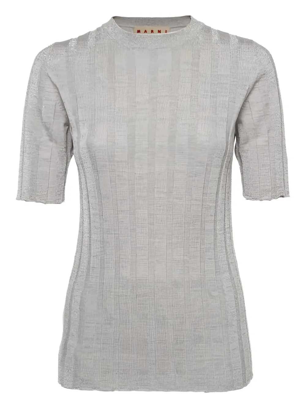Pre-owned Marni Lurex-knit Top
