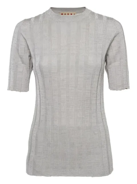 Marni Pre-Owned lurex-knit top