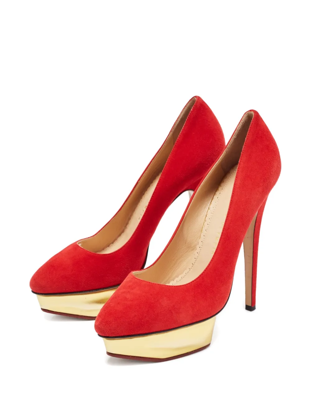 Charlotte Olympia Pre-Owned 120mm suede pumps | Image 2