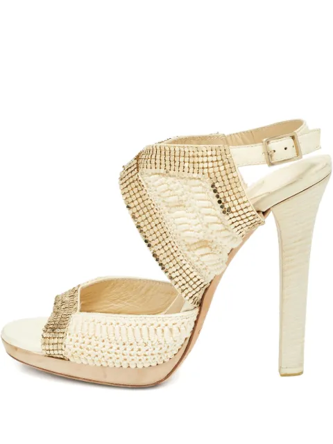 Jimmy Choo Pre-Owned leather heeled sandals