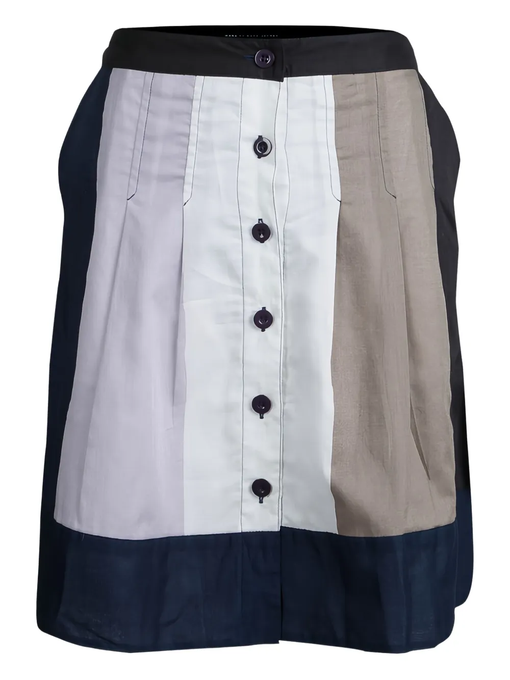 MARC JACOBS VINTAGE Pre-owned Pleated Midi Skirt In Blue