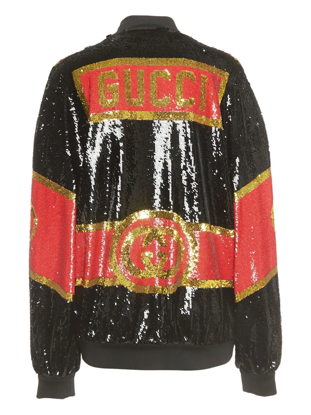 Gucci Pre-Owned sequin-embellished bomber jacket | Image 2