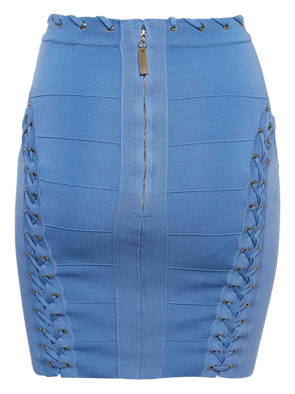 Elisabetta Franchi Gebreide kokerrok - Blauw